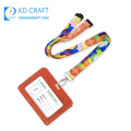 Großhandel benutzerdefinierte Logo Siebdruck Halsband Sublimationsdruck ID-Kartenhalter Polyester-Lanyard zum Verkauf